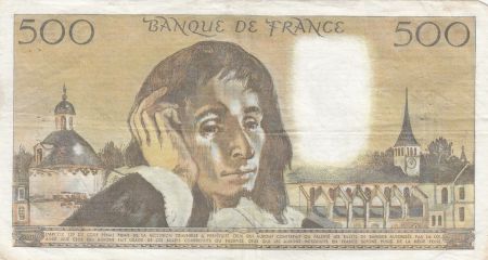 France 500 francs - Pascal - 03-02-1977 - Série K.69