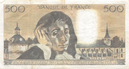 France 500 Francs - Pascal - 05-01-1984 - Série Q.201