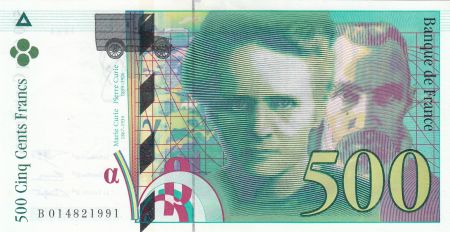 France 500 Francs - Pierre et Marie Curie - 1994 - Série B.014