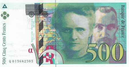 France 500 Francs - Pierre et Marie Curie - 1994 - Série Q.015