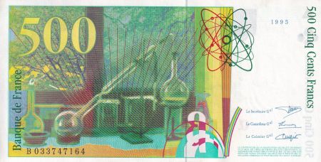 France 500 Francs - Pierre et Marie Curie - 1995 - Lettre B - F.76.02