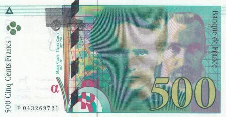 France 500 Francs - Pierre et Marie Curie - 2000 - Série P.043