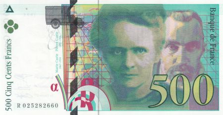 France 500 Francs - Pierre et Marie Curie - 2000 - Série R.025