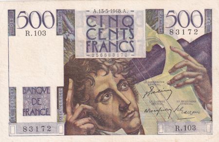 France 500 Francs Chateaubriand - 13-05-1948 - Série R.103