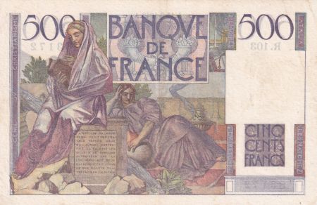 France 500 Francs Chateaubriand - 13-05-1948 - Série R.103