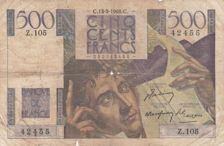 France 500 Francs Chateaubriand 13-05-1948 - Série Z.105