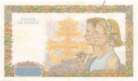 France 500 Francs La Paix - 08-05-1941 - Série G.2795