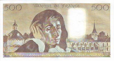 France 500 Francs Pascal - 06-02-1986