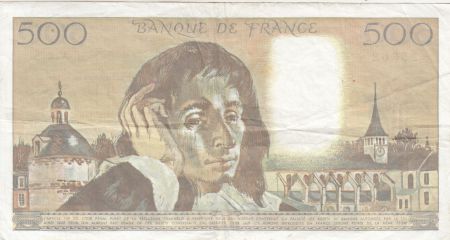 France 500 Francs Pascal - Tour St Jacques - 05-05-1988 - Série V.278