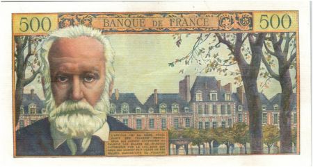 France 500 Francs Victor Hugo - 04-08-1955 Série L.72