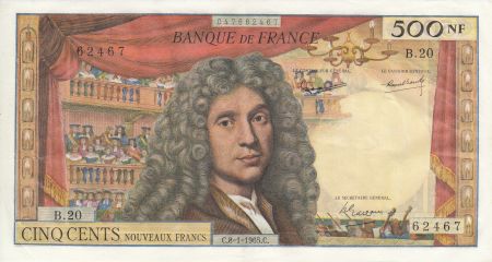 France 500 NF Molière - 08-01-1965 - B.20