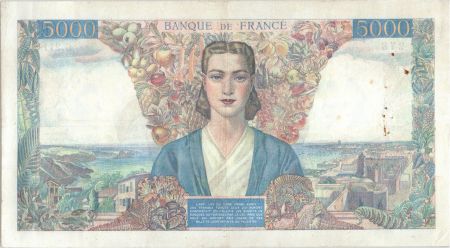 France 5000 Francs Empire Français - 18-01-1945  Série G.211