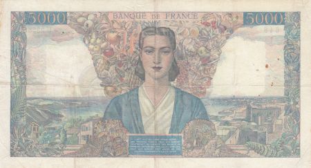 France 5000 Francs Empire Français - 31-05-1946 Série U.2356