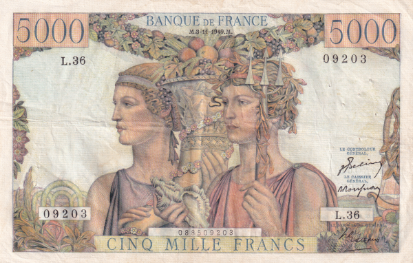 Monnaie - ensemble d'environ 60 Billets anciens France et Etranger