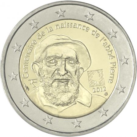 France Abbé Pierre - 2 Euros Commémo. 2012