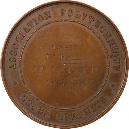 France ASSOCIATION POLYTECHNIQUE - MEDAILLE 1864