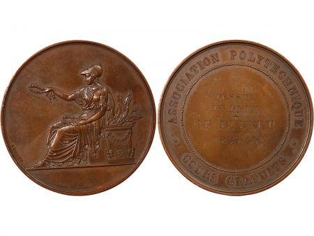 France ASSOCIATION POLYTECHNIQUE - MEDAILLE 1864