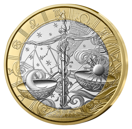 France Balance - 5 Euros 2025 - Collection Astrologie