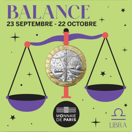 France Balance - 5 Euros 2025 - Collection Astrologie