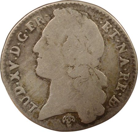 France Béarn, Louis XV - 1/5 Ecu Argent, au Bandeau - 1741 Pau