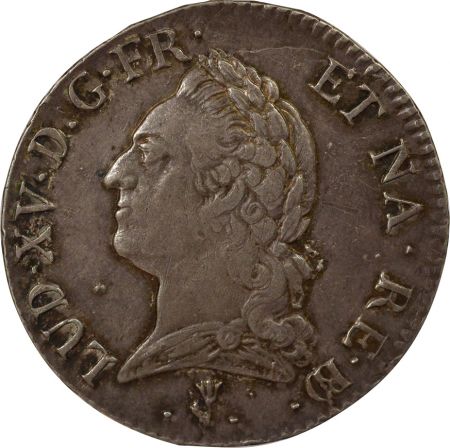 France Béarn, Louis XV - Ecu Argent, à la Vieille Tête - 1772 Pau