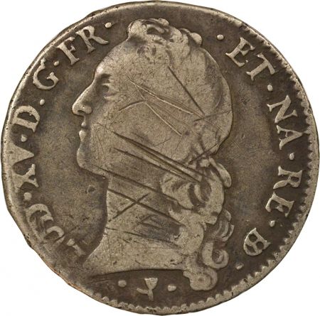 France Béarn, Louis XV - Ecu Argent, au Bandeau - 1757 / 1767 Pau