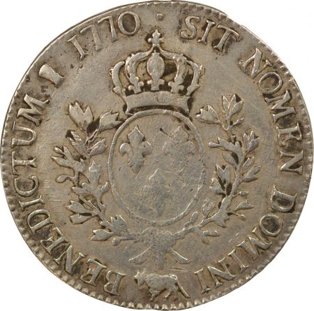 France Béarn, Louis XV - Ecu Argent, au Bandeau - 1770 Pau