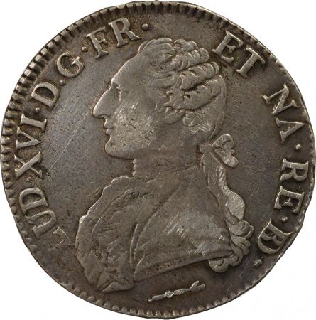 France Béarn, Louis XVI - Ecu Argent, au Buste Habillé - 1784 Pau