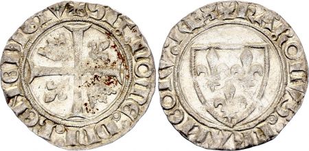 France Blanc Guénar, Charles VI - ND (1380-1422) - Mirabel - Point 3em