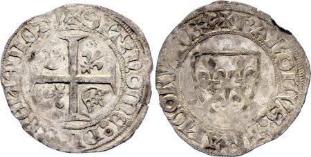 France Blanc Guénar, Charles VI - ND (1380-1422) - Point 4/5em