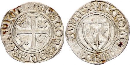 France Blanc Guénar, Charles VI - ND (1380-1422) - Tours - Point 6em