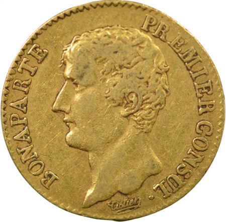 France Bonaparte Ier Consul - 20 Francs Or - An 12 A Paris