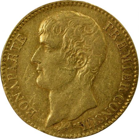 France Bonaparte Ier Consul - 40 Francs Or - An 12 A Paris