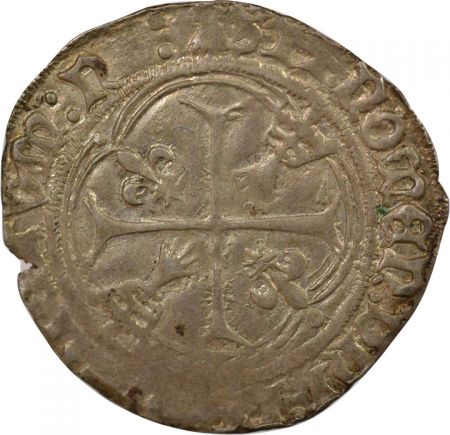 France Bretagne, Charles VIII - Blanc, à la Couronne - 1491 / 1498 n Nantes