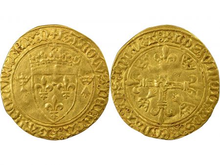 France Bretagne, Charles VIII - Ecu d\'Or au Soleil - 1491 / 1498 N Nantes