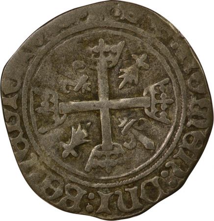 France BRETAGNE, CHARLES VIII - KAROLUS 1491 / 1498 R RENNES