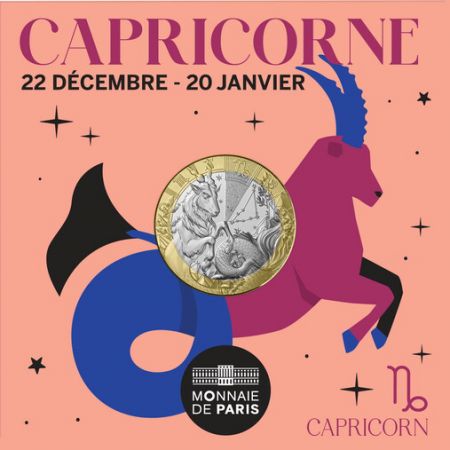 France Capricorne - 5 Euros 2025 - Collection Astrologie