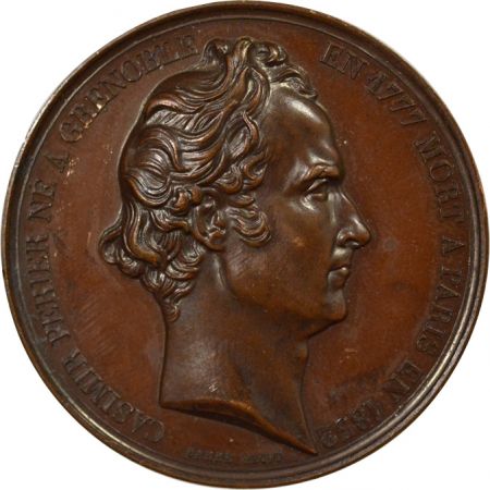 France Casimir Perier - Médaille Cuivre, Député - 1844