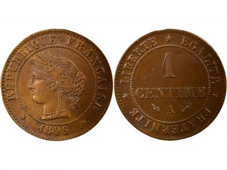 France Cérès - 1 Centime - 1896 A Paris