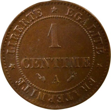 France Cérès - 1 Centime - 1896 A Paris