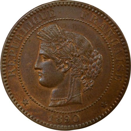 France Cérès - 10 Centimes, IIIe République - 1890 A Paris