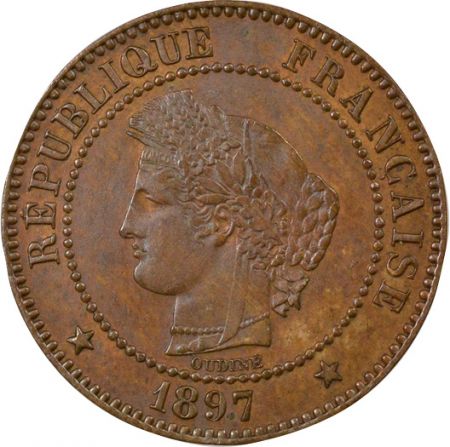 France Cérès - 2 Centimes - 1897 A Paris