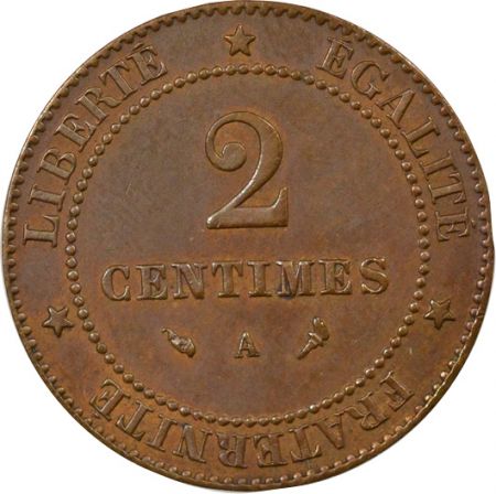 France Cérès - 2 Centimes - 1897 A Paris