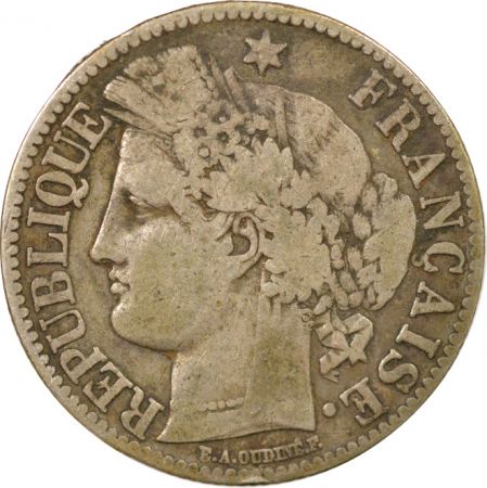 France Cérès - 2 Francs Argent, IIIe République - 1871 A Paris