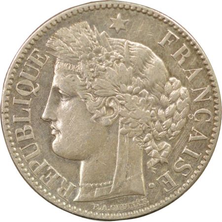 France Cérès - 2 Francs Argent, IIIe République - 1872 K Bordeaux