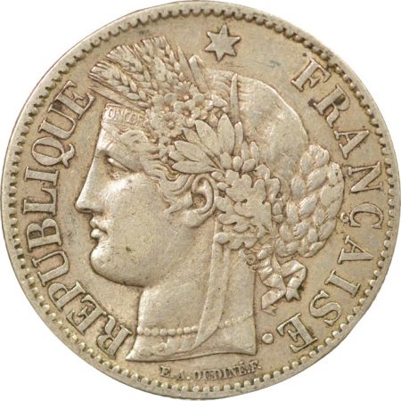 France Cérès - 2 Francs Argent, IIIe République - 1887 A Paris