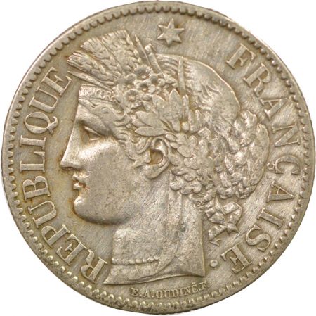 France Cérès - 2 Francs Argent, IIIe République - 1895 A Paris