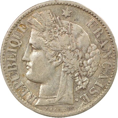 France Cérès - 2 Francs Argent, IIIe République - 1895 A Paris