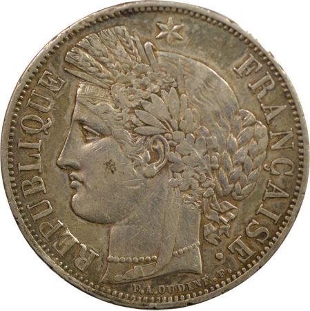 France Cérès - 5 Francs Argent 1849 A Paris - Argent