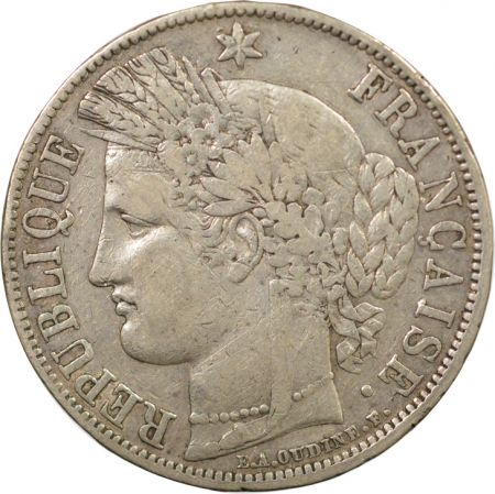 France Cérès - 5 Francs Argent 1850 A Paris - Argent